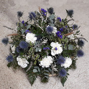 Coussin de deuil bleu et blanc | Flauri